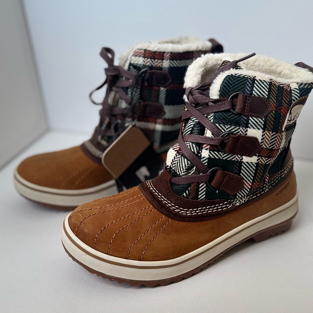 Sorel Women's Chestnut, Bone Brown TIVOLI Waterproof boot Size 6